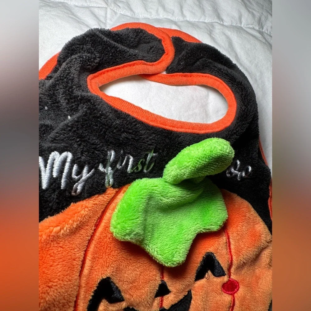 Baby Infant My First Boo! Halloween Bib